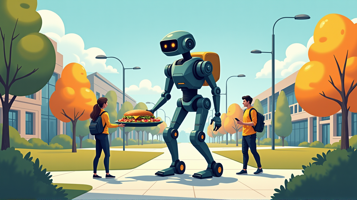 Towson Universitys futuristischer Schritt: Lernen Sie die neuen Campus-Foodbots kennen!