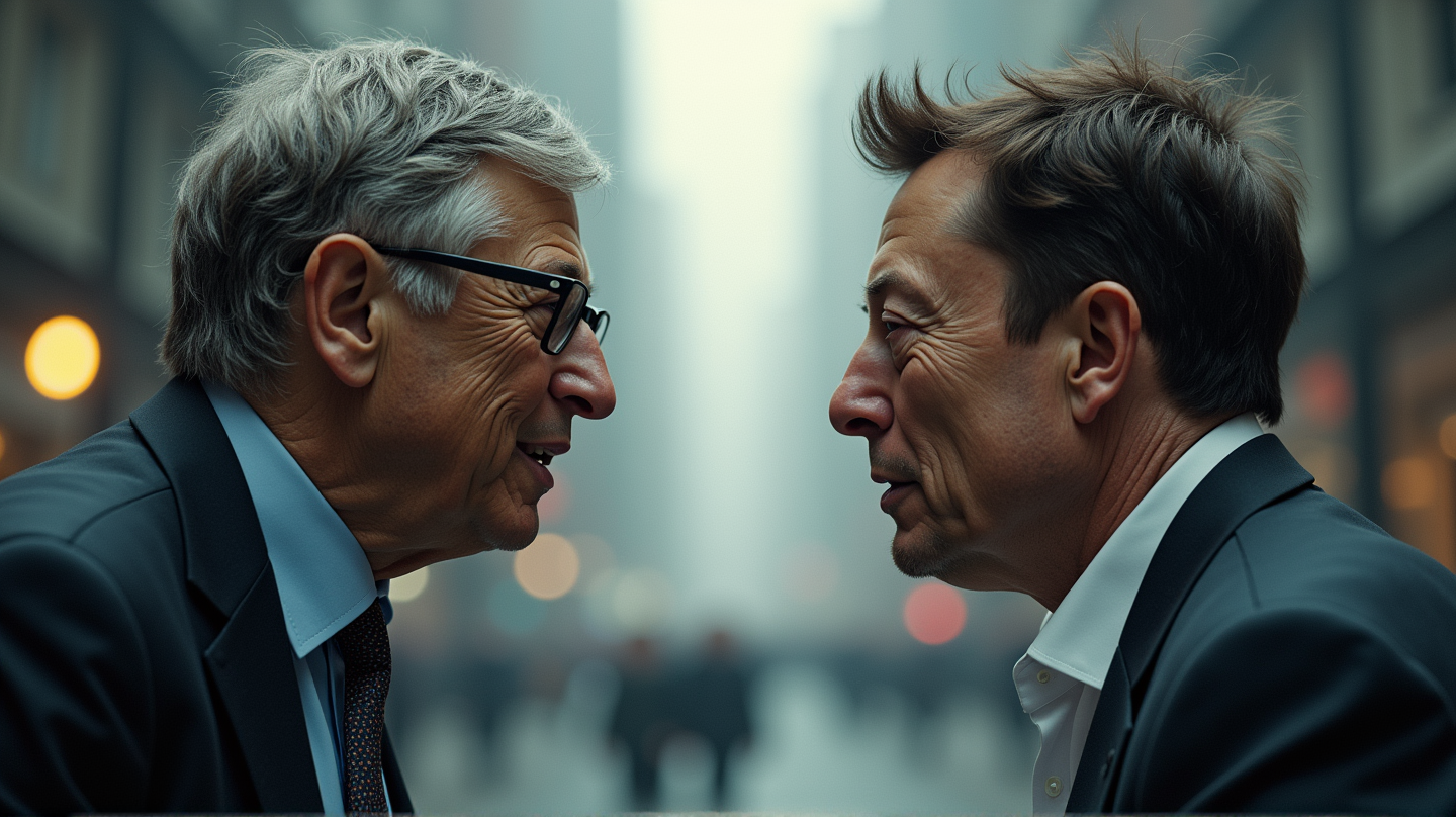 Bill Gates kritisiert Elon Musk wegen kontroverser Hilfskürzungen