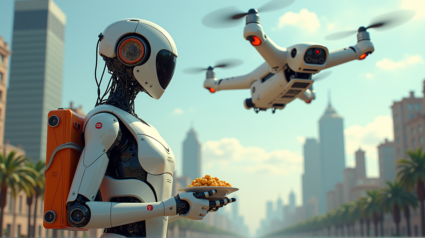 Roboter erobern Hangzhou: Ele.me's futuristische Lieferkampagne ist da!