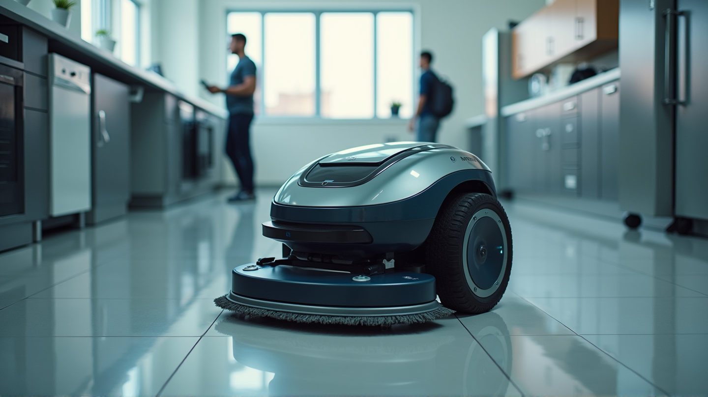 Treffen Sie die Zukunft der Gebäudereinigung: CC1 Pro von Pudu Robotics