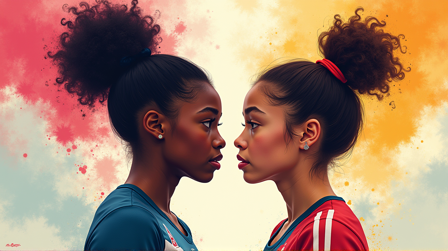 Riley Gaines vs. Simone Biles: Das spannende Social-Media-Duell über Transgender-Athleten