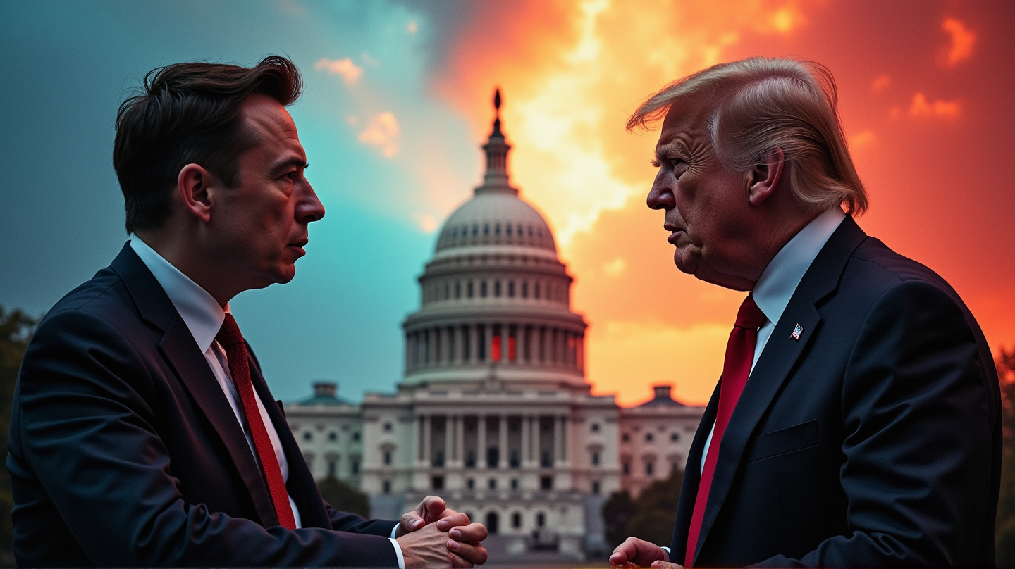 Elon Musk bricht mit Trump, kritisiert GOP Megabill scharf