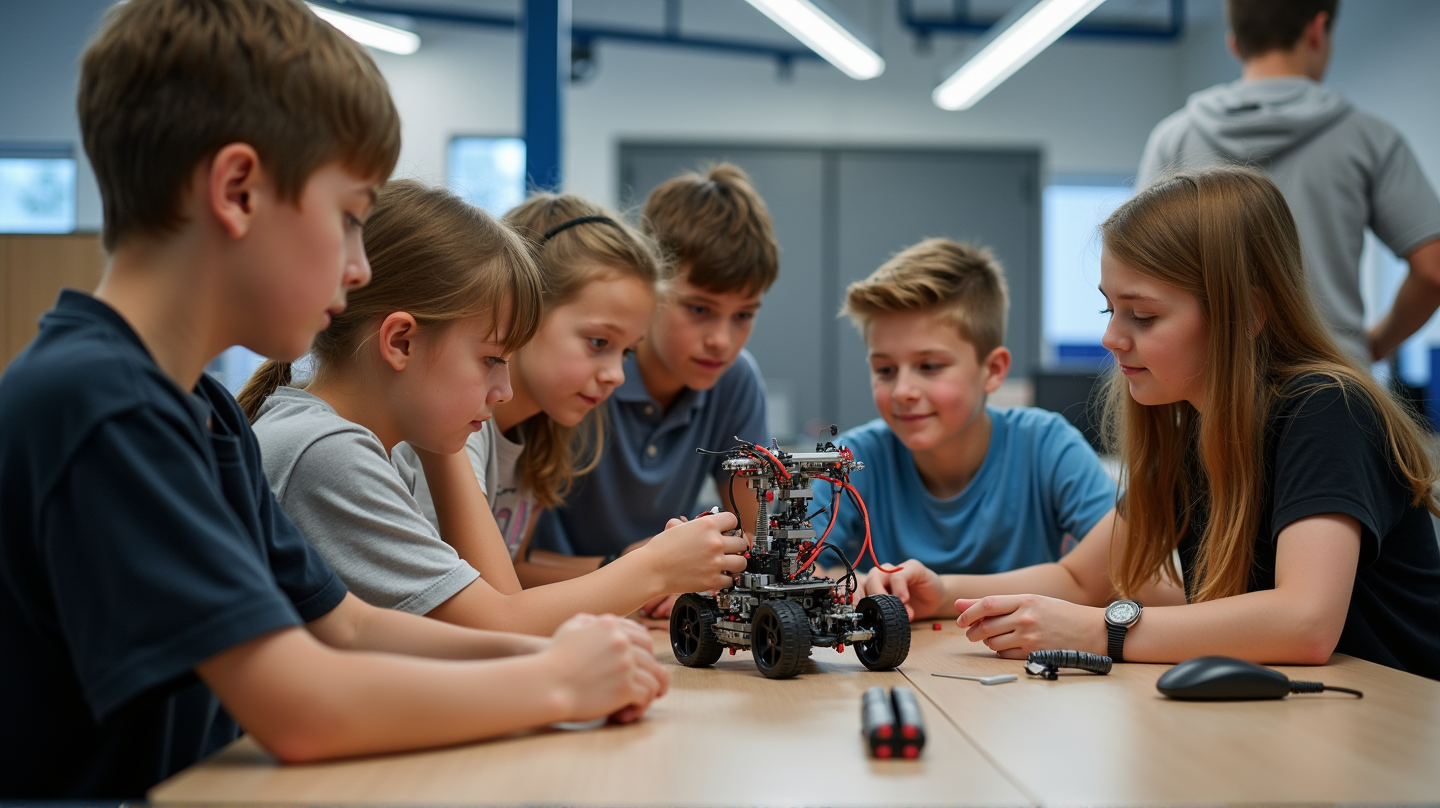 Entdecke die Zukunft: Build-A-Bot Sommercamp Weckt Schülerinteresse an Robotik