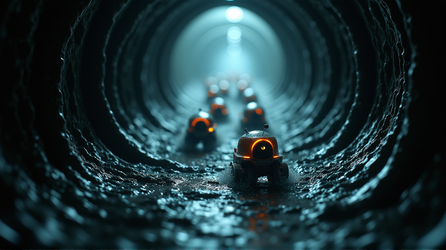 Revolutionäre Winzroboter bekämpfen unterirdische Wasserleckagen