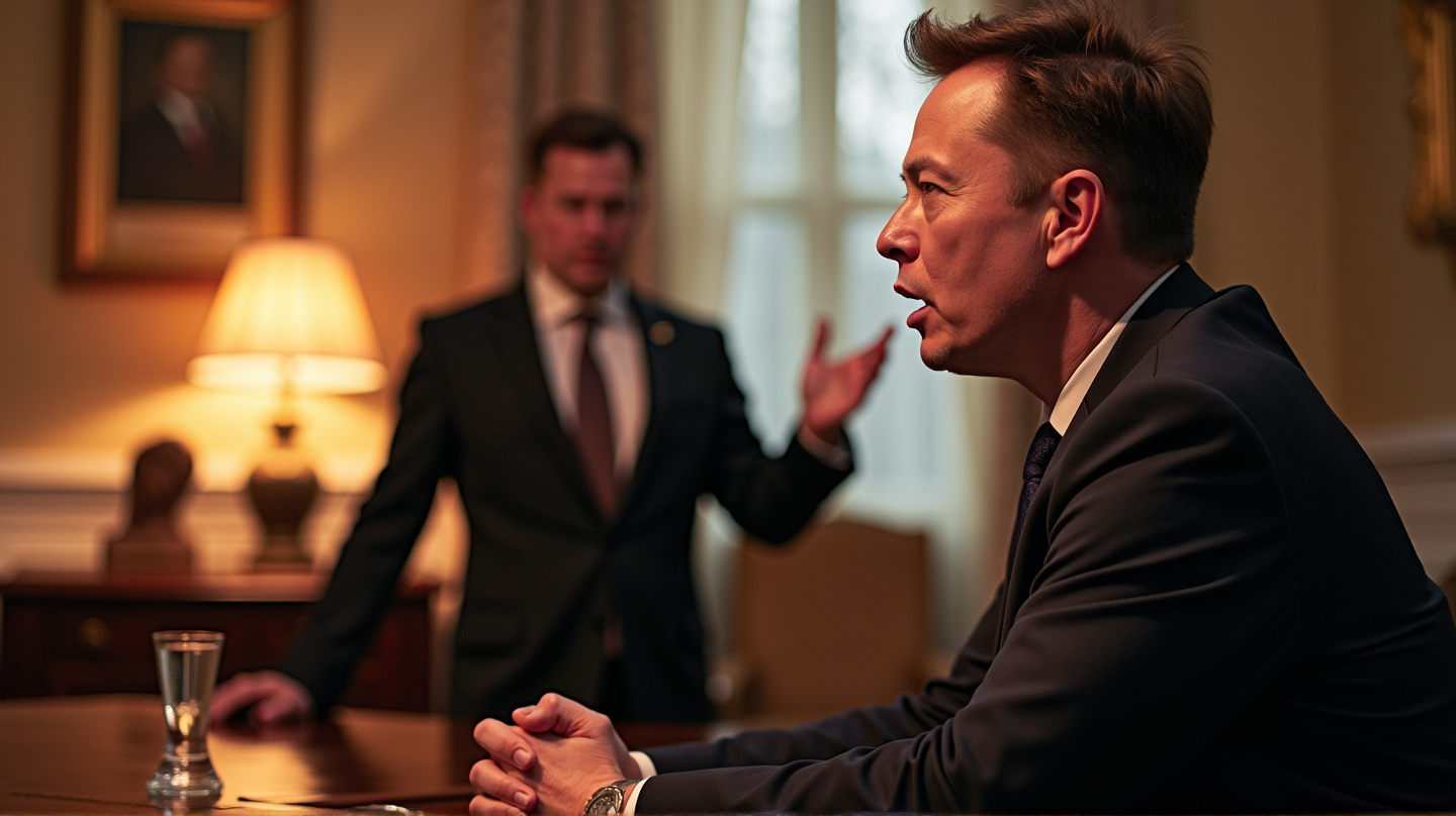 Elon Musks scharfer Angriff auf Trump-Mitarbeiter entfacht Drama im Weißen Haus