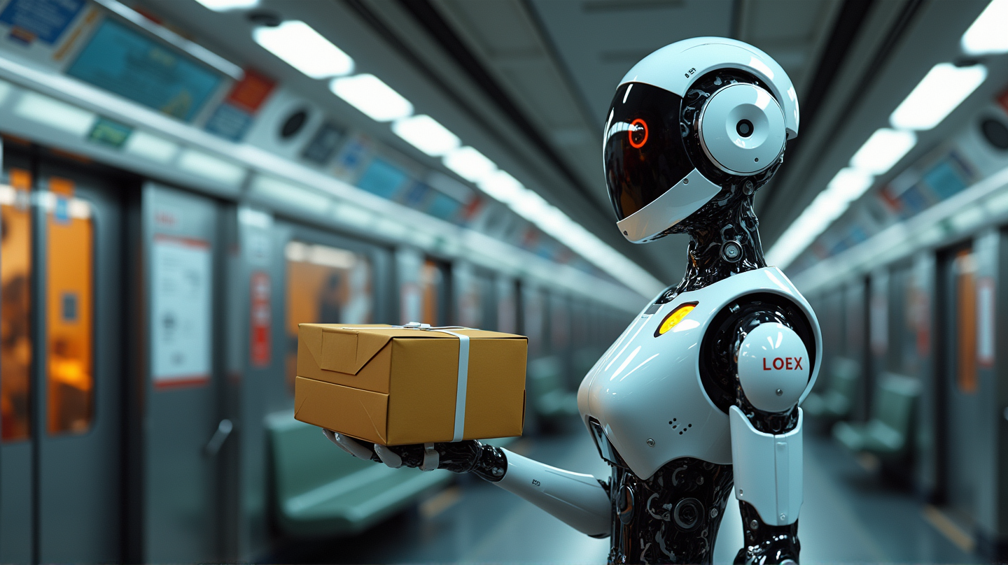 Roboter fahren auf Schienen: Die Zukunft der 7-Eleven-Lieferungen in China
