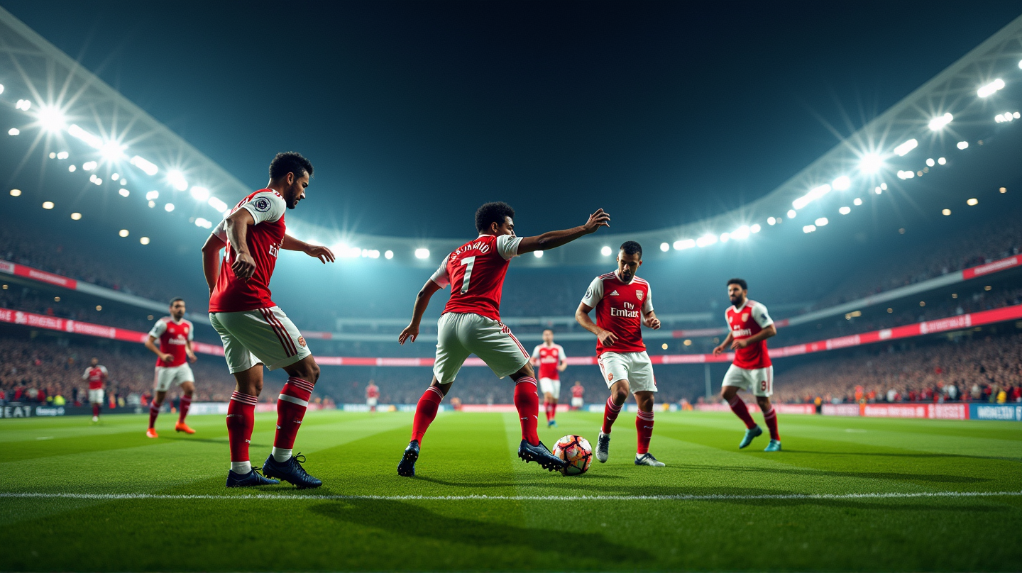 Arsenals strategische Freistoß-Magie lässt Manchester United Fans erstaunt zurück!