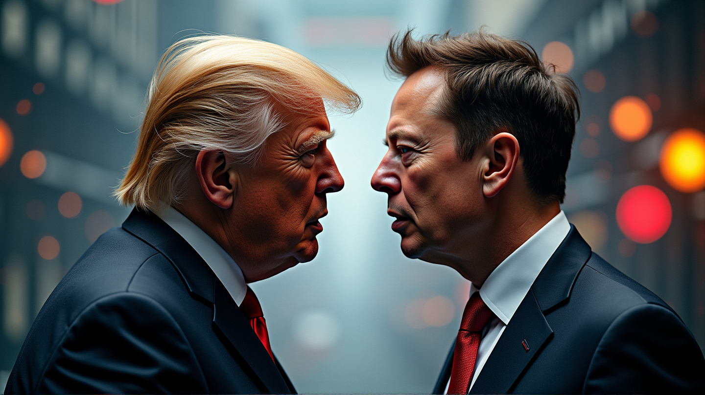 Die unvollendete Saga: Trump gegen Musk - Ein Aufeinandertreffen der Titanen