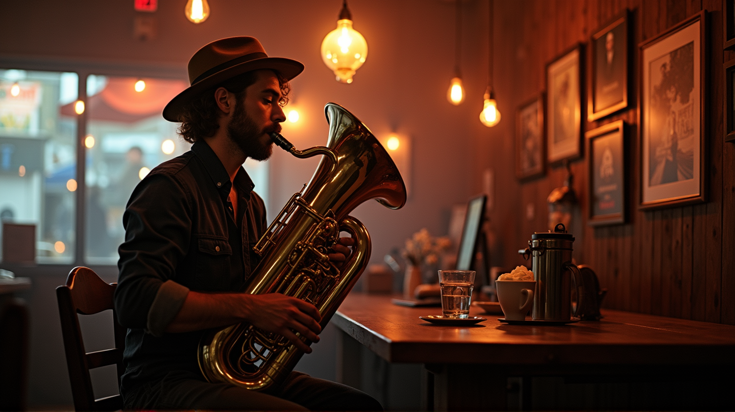 Eine Tuba durch die Zeit: Vom lokalen Jongleur zum Hollywoodstar
