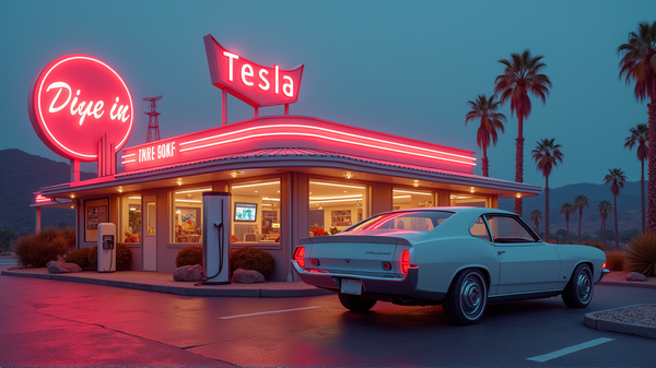 Tesla Diner: Ein Weltraumzeitalter-Traum oder nur eine weitere Hollywood-Attraktion?