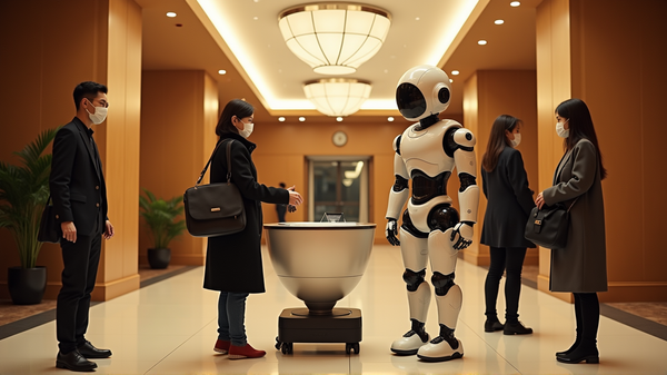 Tokioer Hotel verwandelt Science-Fiction in Realität: Roboter ersetzen Personal