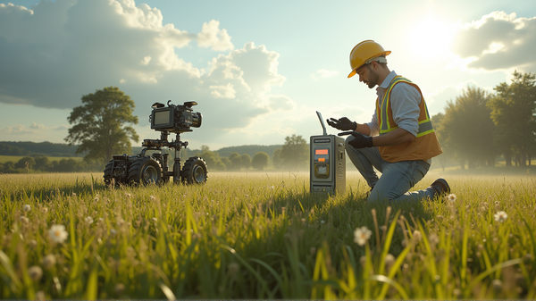 Innovativer Bauernhof nutzt Technologie mit Verkaufsautomaten und Robotern