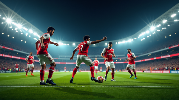 Arsenals strategische Freistoß-Magie lässt Manchester United Fans erstaunt zurück!