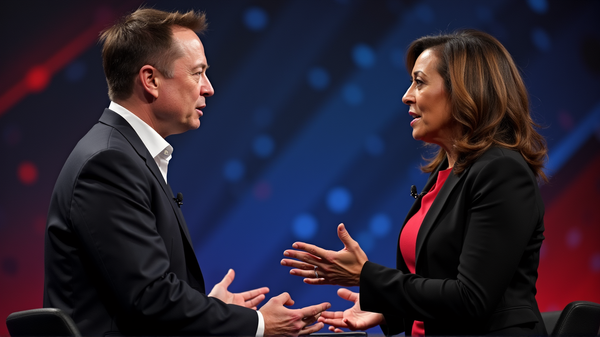 Elon Musk hebt die Ironie in Kamala Harris' Haltung zur Zensur hervor
