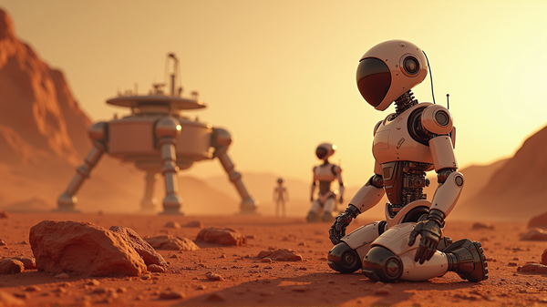 Elon Musks Vision: Die erste Mars-Kolonie mit Tesla's Optimus-Robotern
