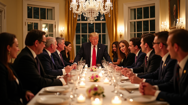 Im Inneren von Trumps opulentem Tech-Dinner: Wer war da und warum Musk nicht