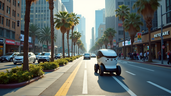 DoorDash revolutioniert Essenslieferung mit Serve Robotics' Gehweg-Robotern in Los Angeles